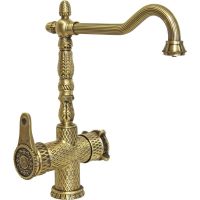 Смеситель для кухни ZorG Antic A 50 KF-BR Бронза — фото 1, Смесители для кухни