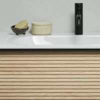 Товар: Тумба с раковиной Burgbad Fiumo 100 SFXN102F3956FOT45G0200C0001*1 подвесная Eiche Dekor Cashmere Белая матовая - фото 3 Тумба с раковиной Burgbad Fiumo 100 SFXN102F3956FOT45G0200C0001*1 подвесная Eiche Dekor Cashmere Белая матовая — фото 3, Мебель для ванной