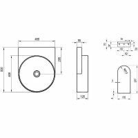 Раковина Ravak Yard 40 XJX01040000 Белая — фото 5, Раковины