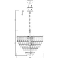 Люстра Maytoni Neoclassic Linn MOD091PL-07CH Прозрачная Хром — фото 4, Люстры