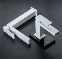 Товар: Смеситель для раковины Boheme Qubic 471-MW Белый матовый - фото 3 Смеситель для раковины Boheme Qubic 471-MW Белый матовый — фото 3, Смесители