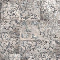 Керамический декор Mainzu Mandala Decor Singapur Grey 20х20 см — фото 1, Керамическая плитка