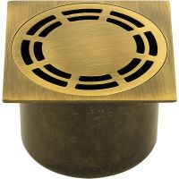 Душевой трап Migliore Ricambi 20204 с решеткой Бронза — фото 1, Трапы для душа