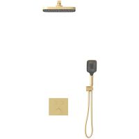 Душевая система Vincea VSFW-4211BG Брашированное золото — фото 2, Душевое оборудование. Душевая программа