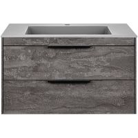 Товар: Тумба под раковину Vincea Chiara 2D 80 VMC-2C2800GS подвесная G.Stone - фото 6 Тумба под раковину Vincea Chiara 2D 80 VMC-2C2800GS подвесная G.Stone — фото 6, Тумбы под раковину