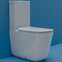 Унитаз компакт Kerasan Tribeca 511730 Белый матовый без бачка и сиденья — фото 1, Унитазы