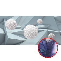 Фреска Ortograf 3D 33257 Фактура бархат серебро FX-S Флизелин (5,7*2,7) Серый/Белый, Абстракция — фото 1, Фрески