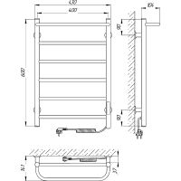 Товар: Электрический полотенцесушитель Laris Прайм ЧКЧ П6 400x600 R 73207593 Черный муар - фото 10 Электрический полотенцесушитель Laris Прайм ЧКЧ П6 400x600 R 73207593 Черный муар — фото 10, Электрические полотенцесушители