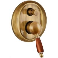 Смеситель для душа Cezares Elite ELITE-VDIM-02-Nc Бронза — фото 1, Смеситель для душа