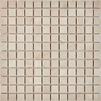 Каменная мозаика Pixmosaic Cream marfil 30,5x30,5 см арт-PIX235 — фото 1, Мозаика
