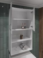 Товар: Подвесной шкаф Orange Смайл 60 SM-60SR3 Белый - фото 4 Подвесной шкаф Orange Смайл 60 SM-60SR3 Белый — фото 4, Мебель для ванной