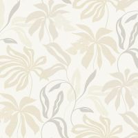 Обои Grandeco Universe 4 UR 3419 Винил на флизелине (1,06*10,05) Бежевый/Серый, Листья/Рогожка — фото 1, Обои для стен