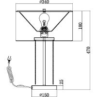 Настольная лампа Maytoni Modern Impressive MOD151TL-01G Белая Золото — фото 6, Настольные лампы