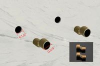 Товар: Смеситель для ванны Gappo G81 G3281 Черный матовый Хром - фото 16 Смеситель для ванны Gappo G81 G3281 Черный матовый Хром — фото 16, Смесители