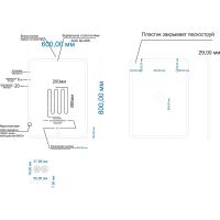 Товар: Зеркало Laparet Accord 60 Acc.03.60/W с подсветкой с сенсорным выключателем и подогревом - фото 5 Зеркало Laparet Accord 60 Acc.03.60/W с подсветкой с сенсорным выключателем и подогревом — фото 5, Мебель для ванной