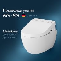 Унитаз биде AM.PM Awe C111739SC подвесной с сиденьем Микролифт Унитаз биде AM.PM Awe C111739SC подвесной с сиденьем Микролифт