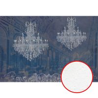 Фреска Ortograf Splendo 31712 Фактура бархат FX Флизелин (4*2,7) Синий, Архитектура/Предметы — фото 1, Фрески