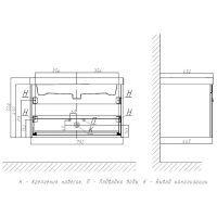 Товар: Тумба под раковину Velvex Estea 80 tp.EST.MOD.80.1Y подвесная Белая матовая - фото 7 Тумба под раковину Velvex Estea 80 tp.EST.MOD.80.1Y подвесная Белая матовая — фото 7, Мебель для ванной