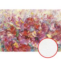 Фреска Ortograf Цветы 8019 Фактура бархат FX Флизелин (3,9*2,7) Разноцветный, Абстракция/Цветы/Живопись — фото 1, Фрески