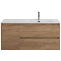 Тумба под раковину BelBagno Kraft 100 R KRAFT-1000-2C-1A-SO-RNN-R подвесная Rovere Nebrasca Nature — фото 1, Тумбы под раковину