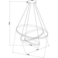 Подвесной светильник Artelamp Meridiana A2198SP-3BK Белый Черный — фото 5, Подвесные светильники