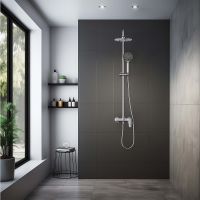 Душевая система Aquatek Бетта Хром арт-AQ2140CR — фото 6, Душевые стойки