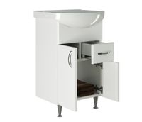 Тумба под раковину Mixline Комфорт 52 525505 Белая — фото 2, Тумбы под раковину