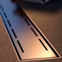 Душевой лоток Veconi Line 850 V850L с решеткой Хром глянцевый — фото 1, Душевые лотки