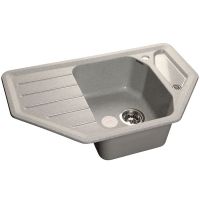 Кухонная мойка GranFest Corner GF-C800E Серая — фото 1, Кухонные мойки