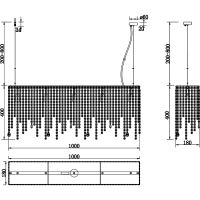 Товар: Подвесной светильник Maytoni Modern Empress DIA002PL-05CH Прозрачный Хром - фото 4 Подвесной светильник Maytoni Modern Empress DIA002PL-05CH Прозрачный Хром — фото 4, Подвесные светильники