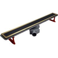 Товар: Душевой лоток Pestan Confluo Premium Line 650 Black Glass Gold 13100116 с решеткой Черный глянцевый Золото глянцевое - фото 2 Душевой лоток Pestan Confluo Premium Line 650 Black Glass Gold 13100116 с решеткой Черный глянцевый Золото глянцевое — фото 2, Душевые лотки