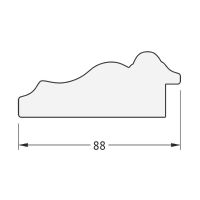 Зеркало Evoform Exclusive-G 171х96 BY 4405 с гравировкой в багетной раме - Римское серебро 88 мм — фото 6, Мебель для ванной