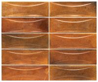 Керамическая плитка Equipe Hanoi Arco Burnt Red 30066 настенная 6,5х20 см — фото 1, Керамическая плитка