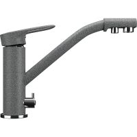 Смеситель для кухни Ulgran Classic U-010-309 Темно-серый — фото 1, Смесители