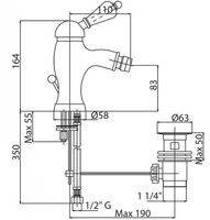 Товар: Смеситель для биде Cezares Vintage VINTAGE-BSM1-03/24-Sw Золото 24 карат - фото 2 Смеситель для биде Cezares Vintage VINTAGE-BSM1-03/24-Sw Золото 24 карат — фото 2, Смесители