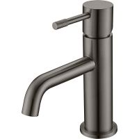 Смеситель для раковины Boheme Uno 461-GM Оружейная сталь — фото 1, Смесители