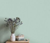 Обои Erismann Code Nature 12112-35 Винил на флизелине (1,06*10,05) Зеленый, Однотонные — фото 4, Обои для стен