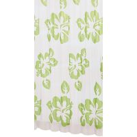 Штора для ванны Ridder Flowerpower 180х200 32355 Зеленая — фото 1, Аксессуары для туалета
