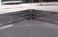 Душевой уголок Esbano ESR-8021 120x80 ESUGR8021 профиль Хром стекло рифленое — фото 5, Прямоугольные душевые уголки