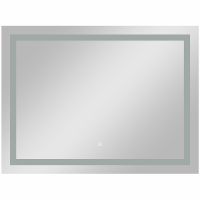 Зеркало Континент Rimini 1000х700 ЗЛП1404 с подсветкой с сенсорным выключателем — фото 2, Зеркала в ванную комнату