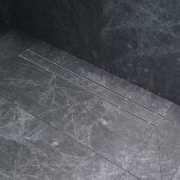 Душевой лоток AM.PM PrimeFlow 80 с решеткой Хром матовый / под плитку Tile арт-W02SC-U11-080-04SB — фото 12, Душевые лотки