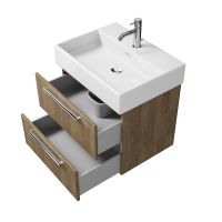 Тумба под раковину Creto Tivoli 60 8-1376BA подвесная Bamenda — фото 3, Мебель для ванной