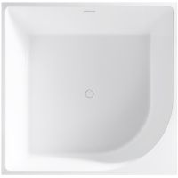 Акриловая ванна Abber 140х140 AB9337 без гидромассажа — фото 1, Акриловые ванны