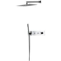 Душевая система Ceruttispa Velia CR CT10398 Хром — фото 1, Встраиваемые душевые комплекты