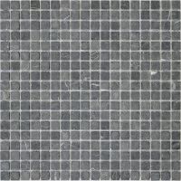 Мозаика Caramelle mosaic Pietrine 4 мм Nero Oriente MAT 30,5x30,5 см — фото 1, Мозаика
