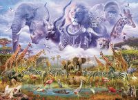 Фреска Ortograf Животные 7137 Фактура бархат FX Флизелин (3,7*2,7) Разноцветный, Животные/Птицы/Пейзаж арт-7137 (бархат FX) — фото 2, Фрески