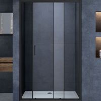 Товар: Душевая дверь Vincea Alpha 120 VDS-3AL120CLB профиль Черный стекло прозрачное - фото 1 Душевая дверь Vincea Alpha 120 VDS-3AL120CLB профиль Черный стекло прозрачное — фото 1, Раздвижные душевые двери