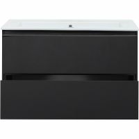 Товар: Тумба под раковину Aquanet Милан 105 316690 подвесная Черный глянец - фото 6 Тумба под раковину Aquanet Милан 105 316690 подвесная Черный глянец — фото 6, Мебель для ванной