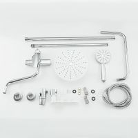 Душевая система Frap F24003 Хром — фото 4, Душевые стойки