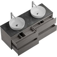 Товар: Тумба под раковину BelBagno Kraft 140 KRAFT-1400-4C-SO-2-CG подвесная Cemento Grigio - фото 15 Тумба под раковину BelBagno Kraft 140 KRAFT-1400-4C-SO-2-CG подвесная Cemento Grigio — фото 15, Тумбы под раковину